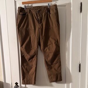 Duluth Trading Co Brown Straight Leg Cargo Work Pants